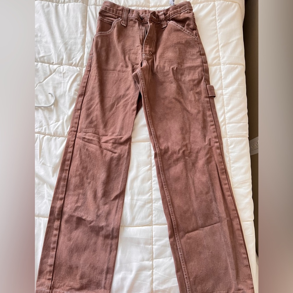 Brown carpenter pants
